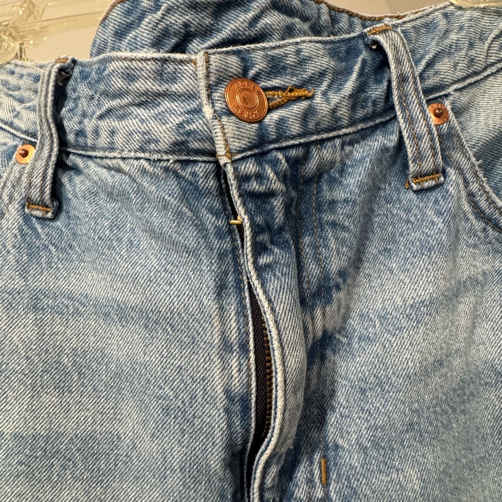 J. Crew Light Blue Straight Leg Women's Jeans - Picture 4 of 14